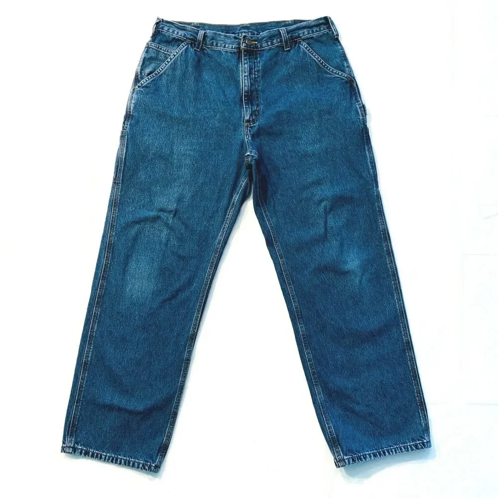 Vtg Carhartt Carpenter Original Dungaree Fit Jeans 36x30.5 Workwear Medium EUC‎